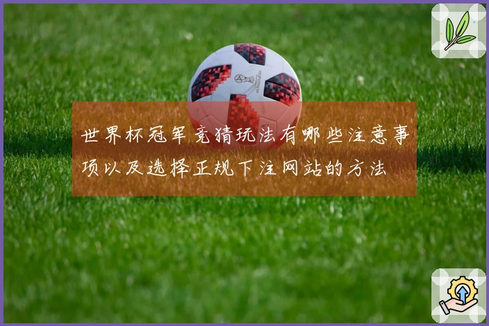 世界杯冠军竞猜玩法有哪些注意事项以及选择正规下注网站的方法